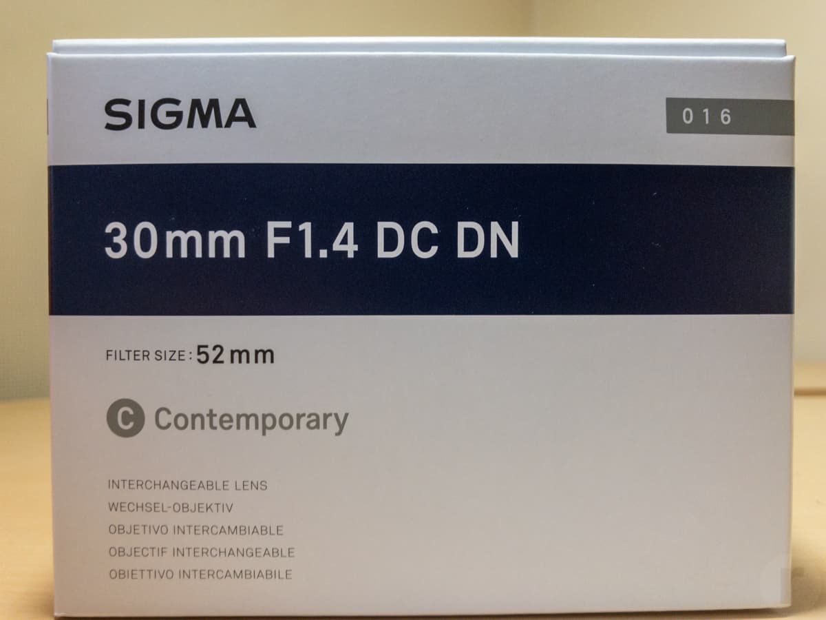 最初のレンズにSIGMA 30mm F1.4 DC DNを選んだ理由