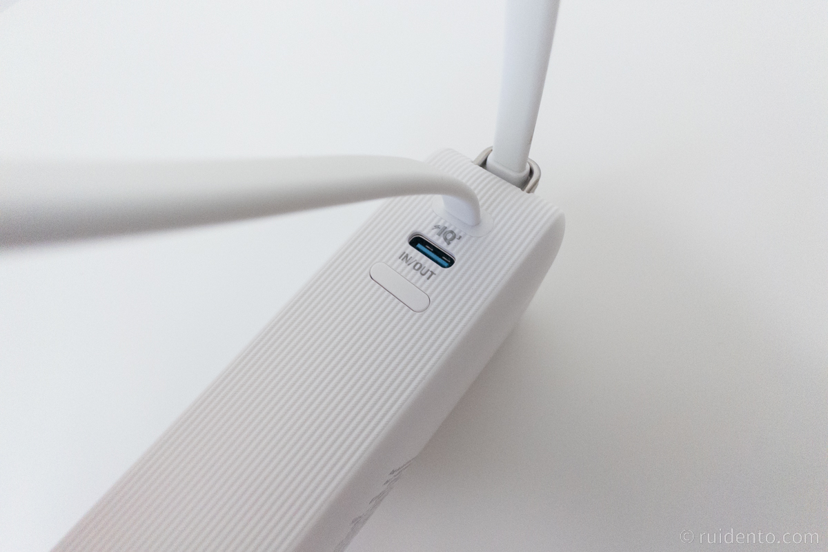USB-Cポートが1つ搭載