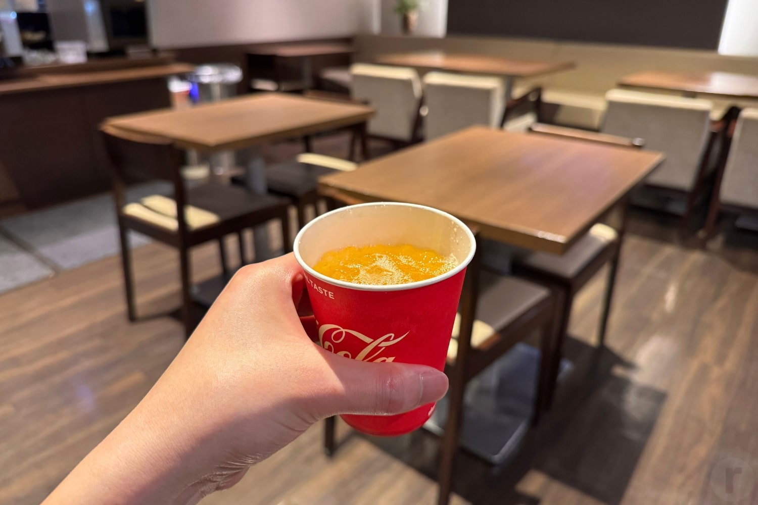 冷えたドリンク