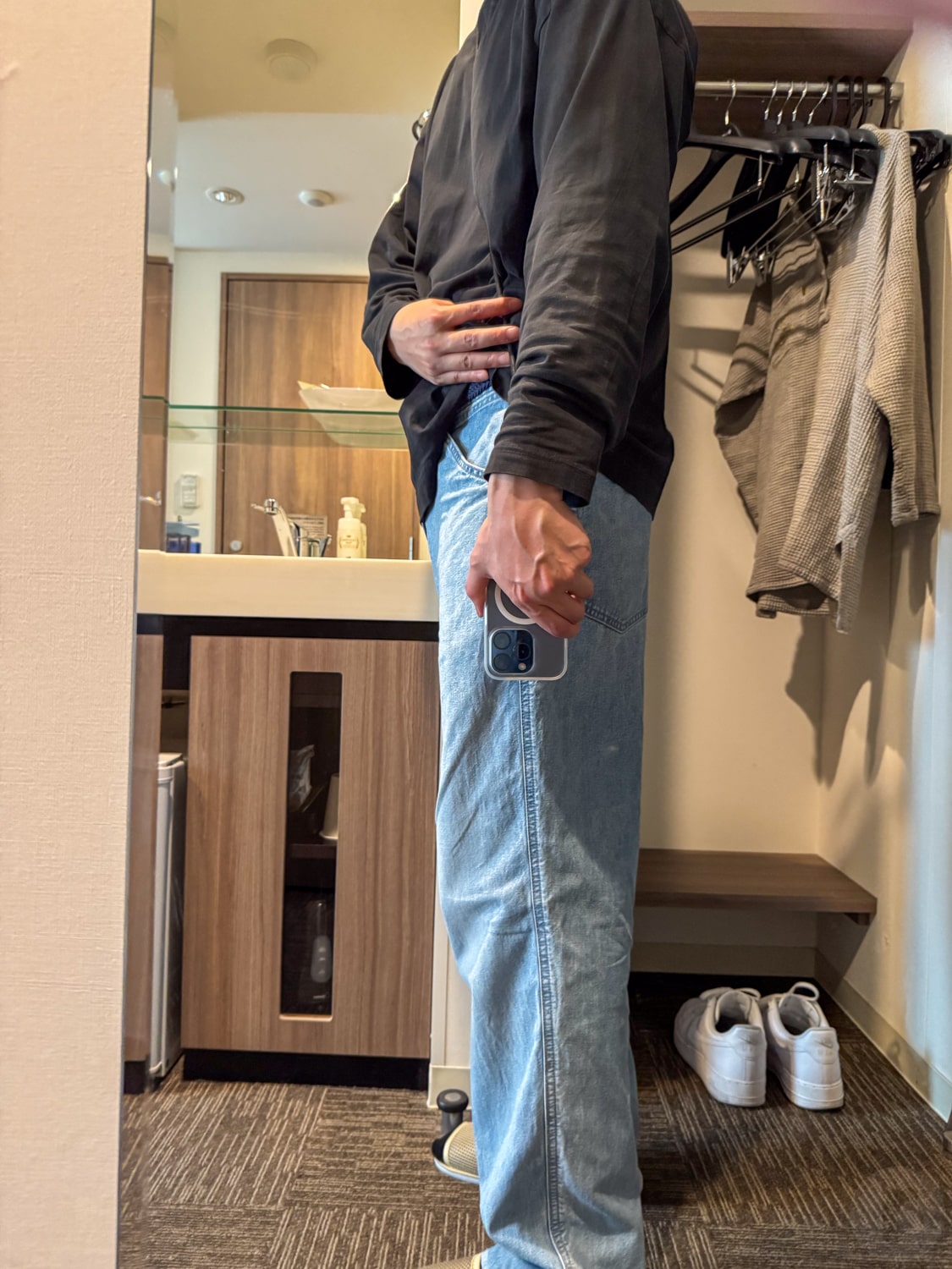 最長の長さはポケットに収納しやすい