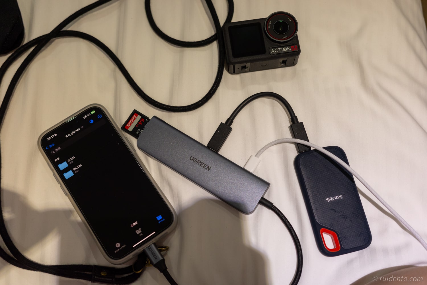 念の為、撮影データのバックアップも1日おきに取っておきました。