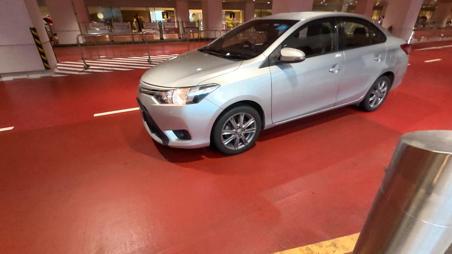 アプリに車のナンバーが表示されていたのでわかりやすかったです。