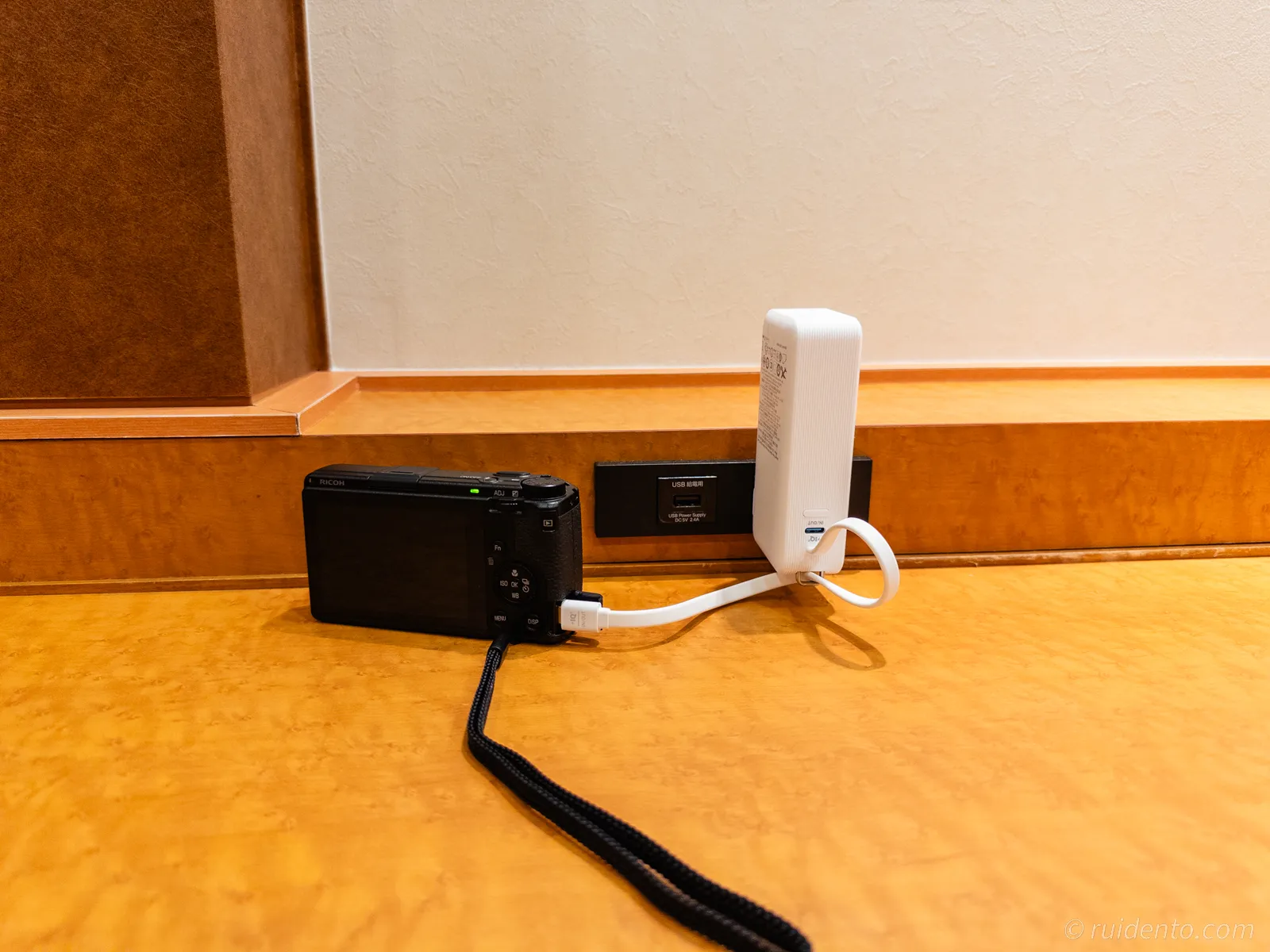 電源付きのカウンター席