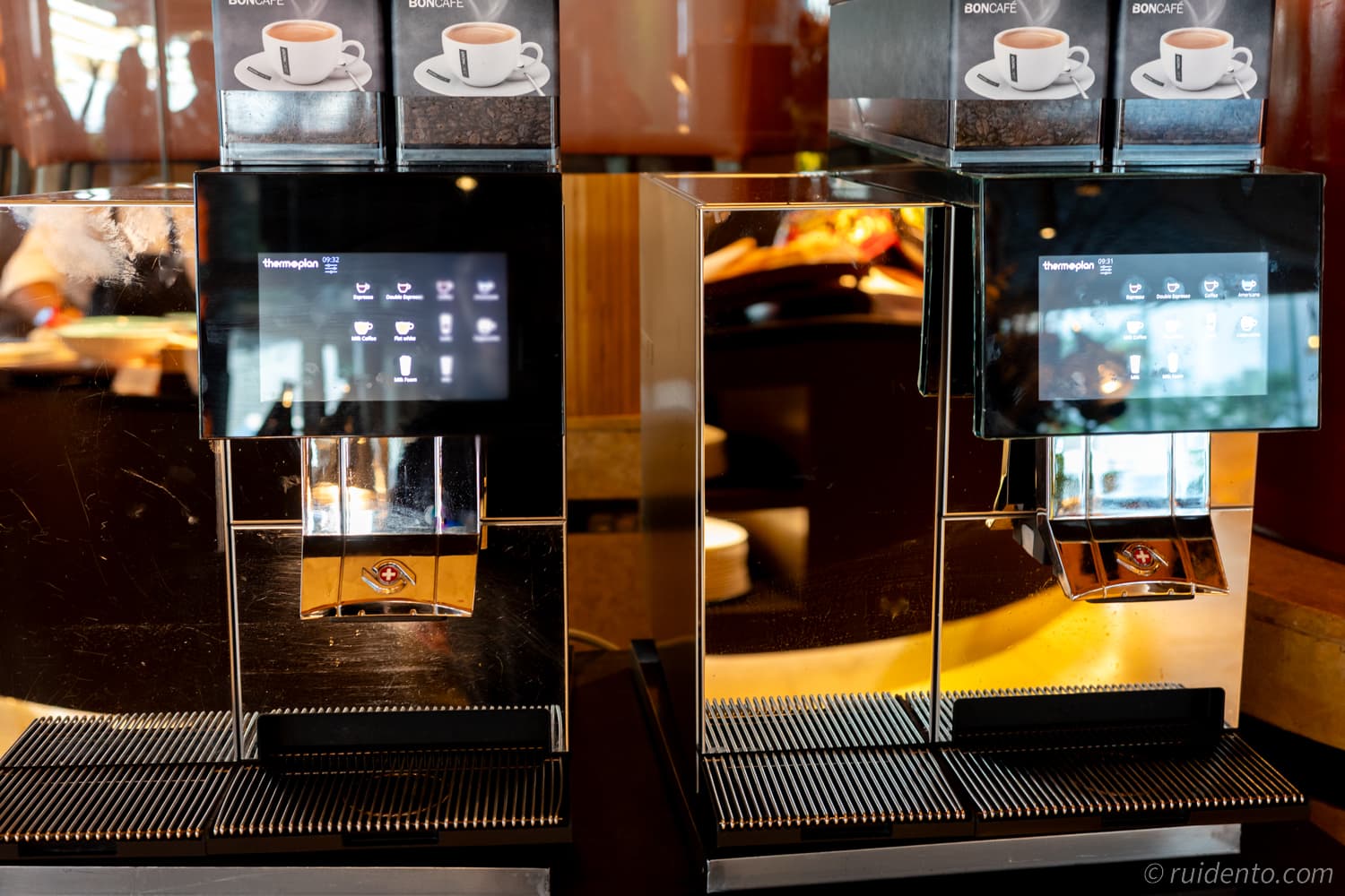コーヒーの個別のメニュー