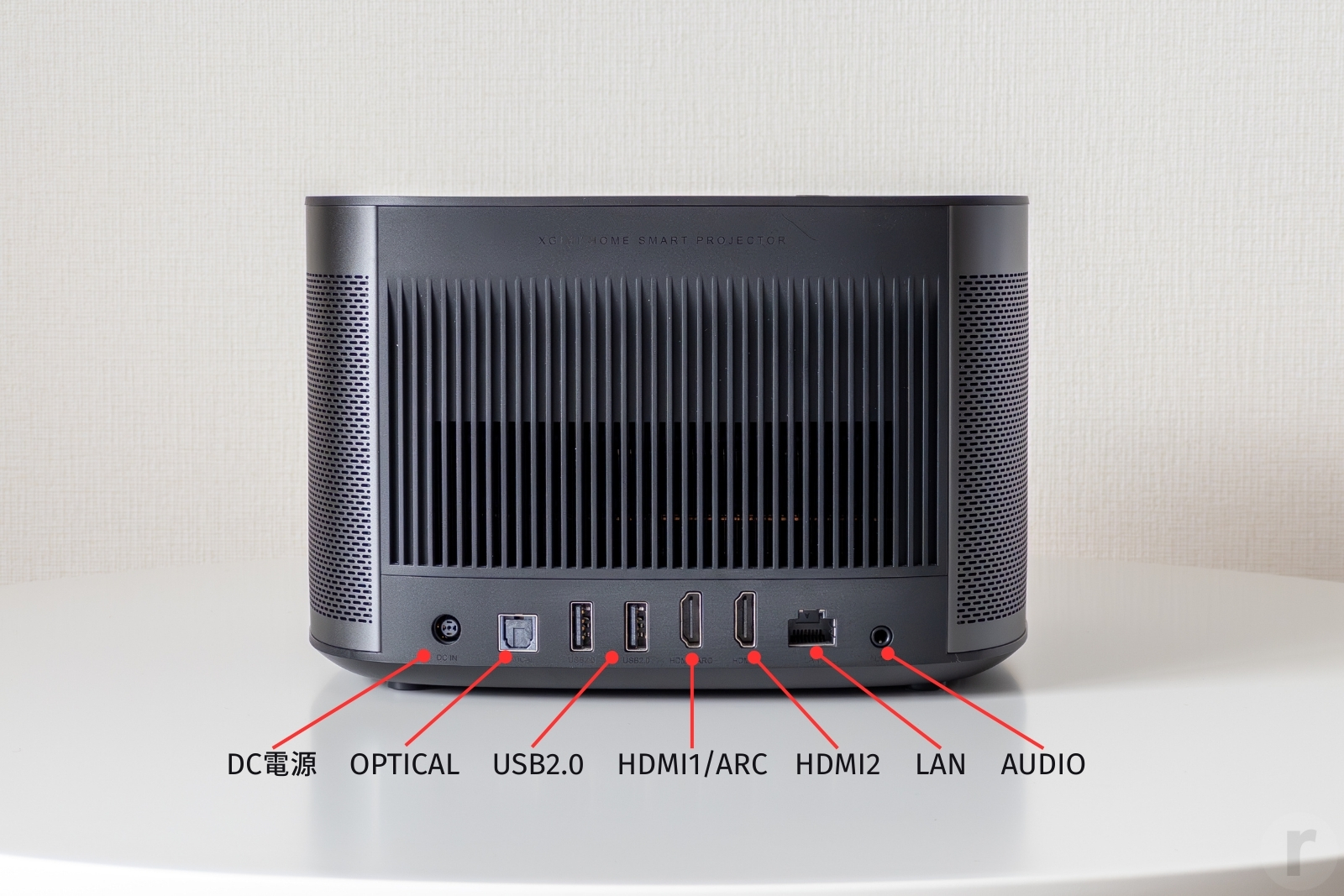 XGIMI HORIZON Pro 4Kの背面