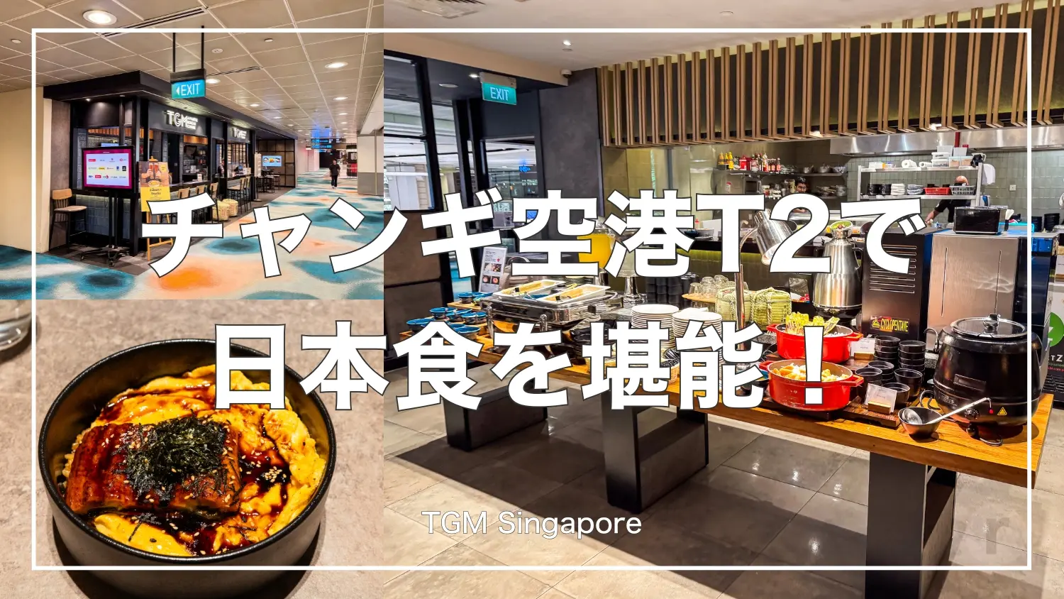 【TGM Singapore】プライオリティパス対応！チャンギ空港T2の日本食レストランが最高すぎた