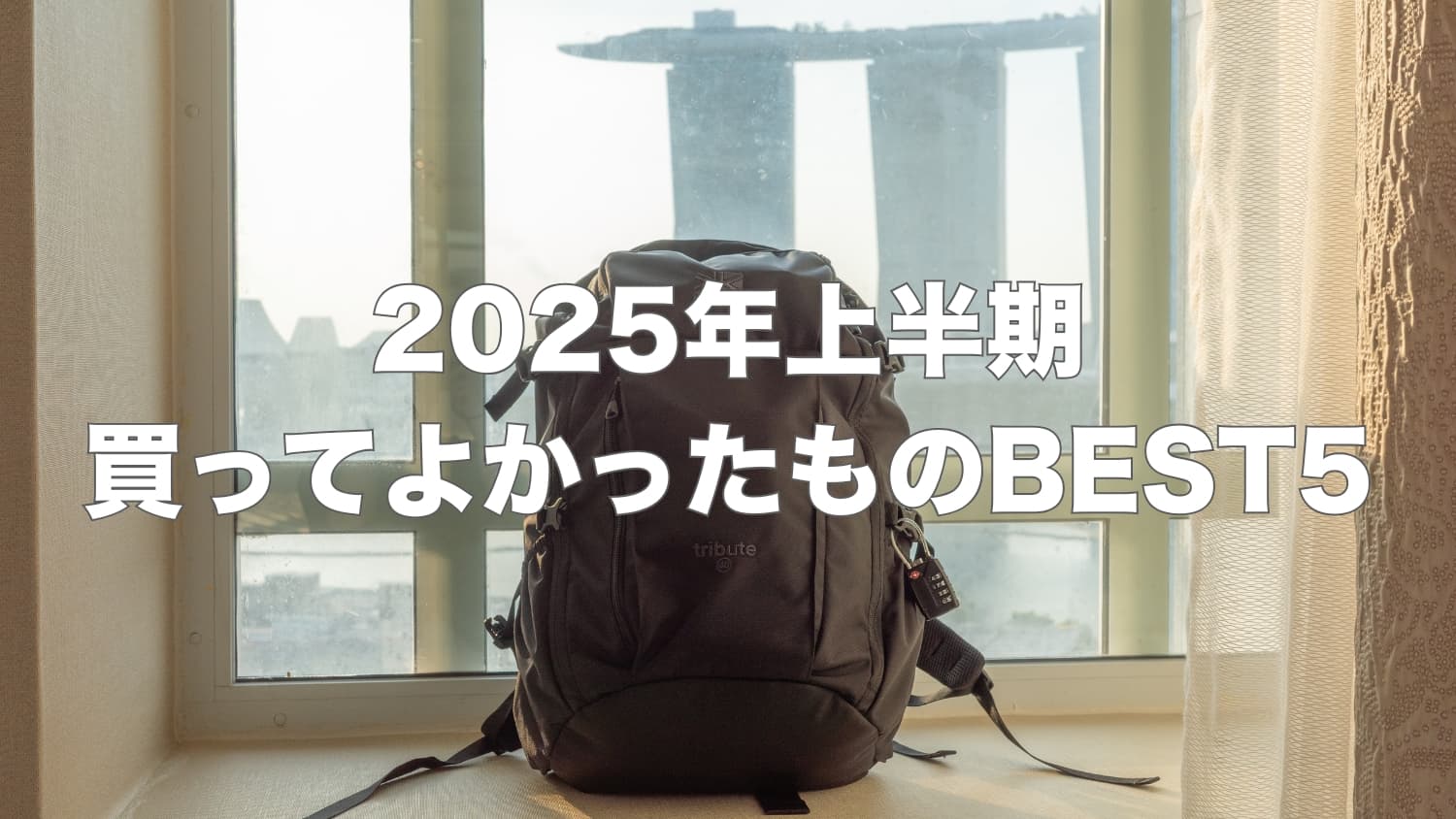 2025年上半期｜買ってよかったものBEST5【ガジェット＆旅行グッズ】