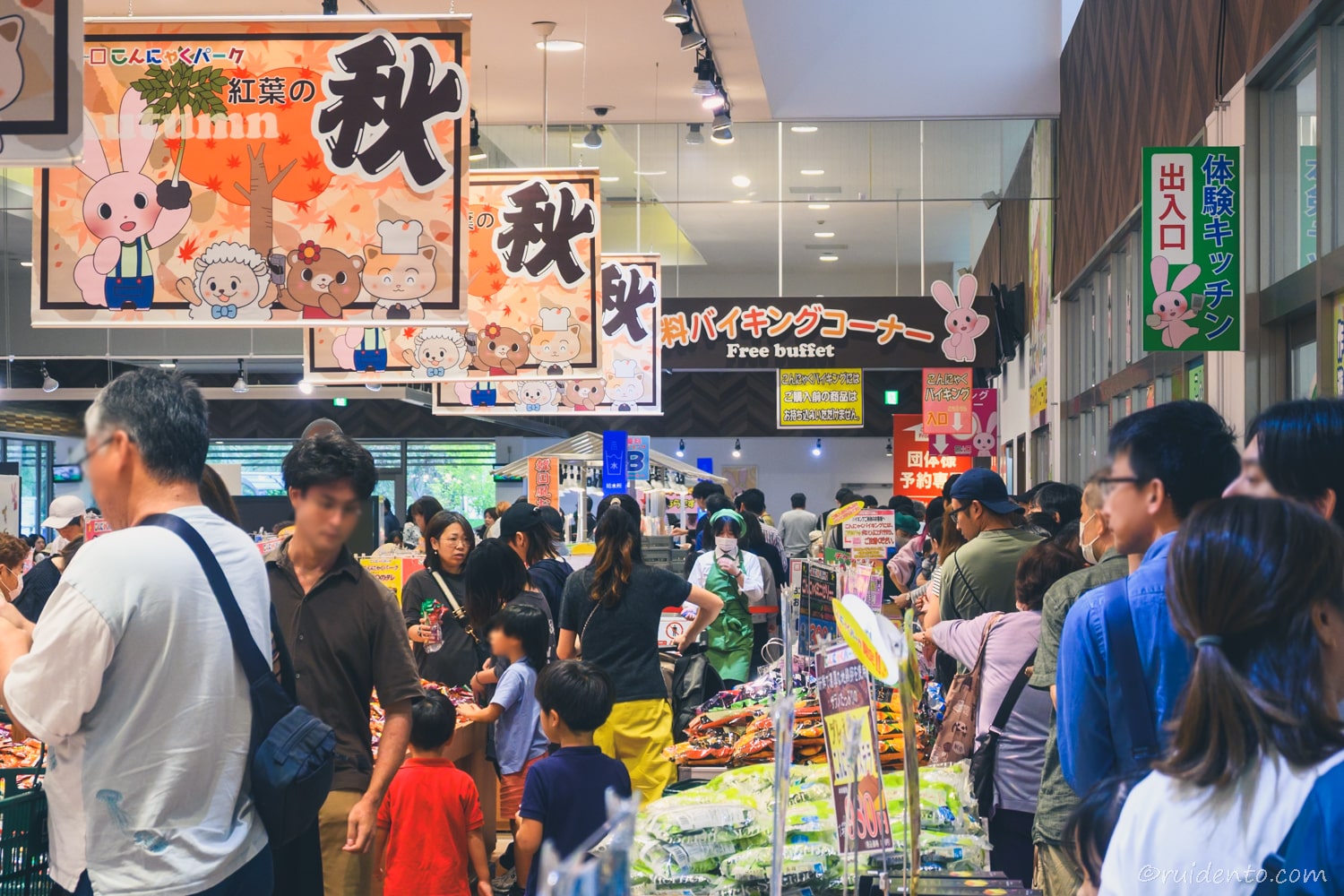 バイキングの列