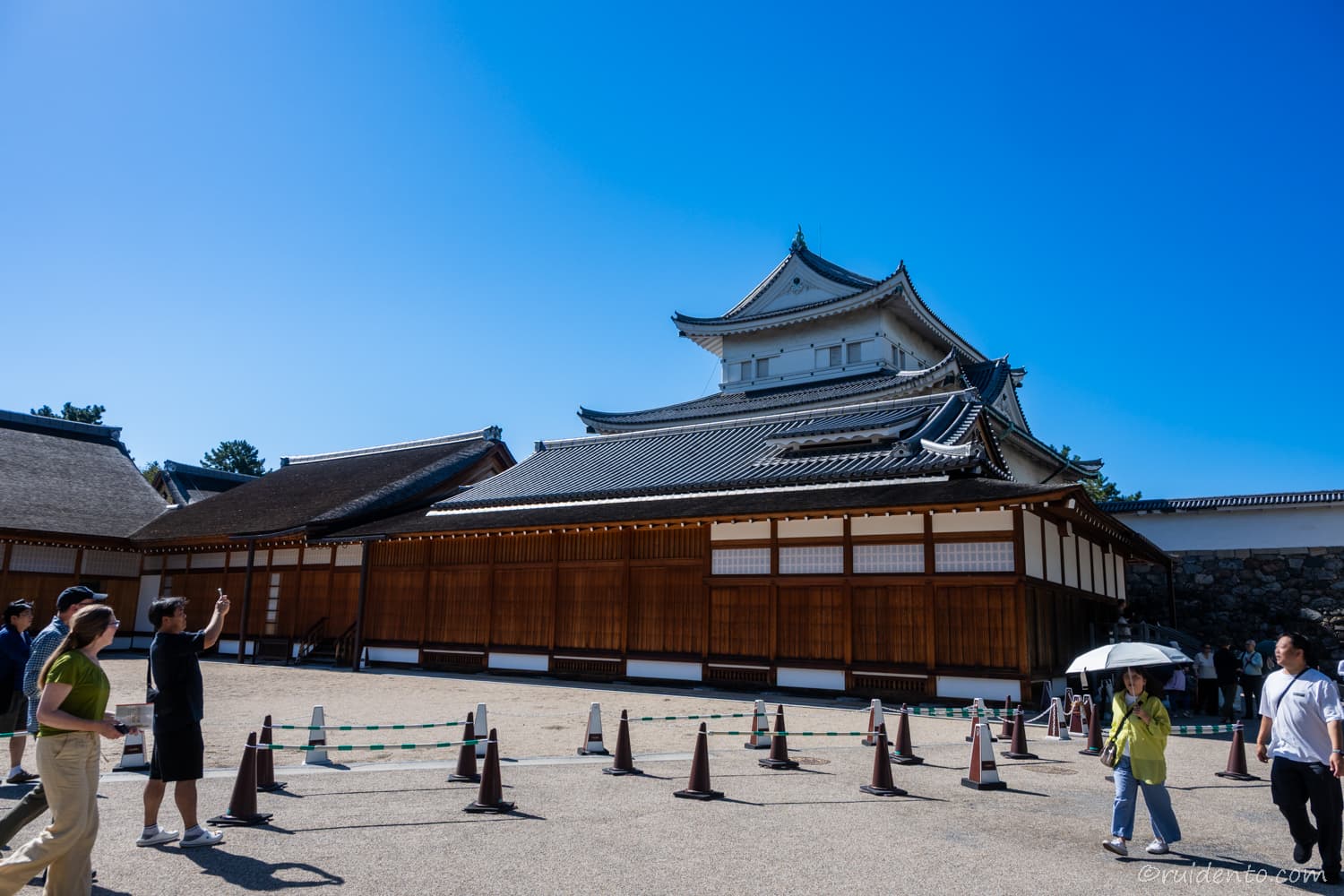 本丸エリアから見た本丸御殿2