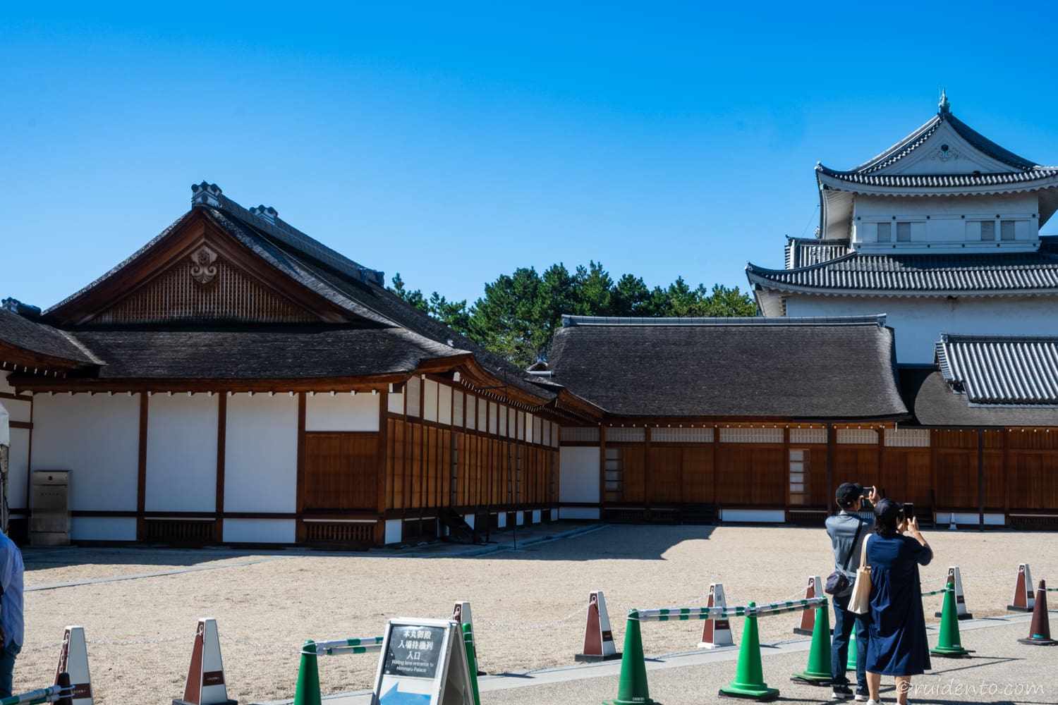 本丸エリアから見た本丸御殿1