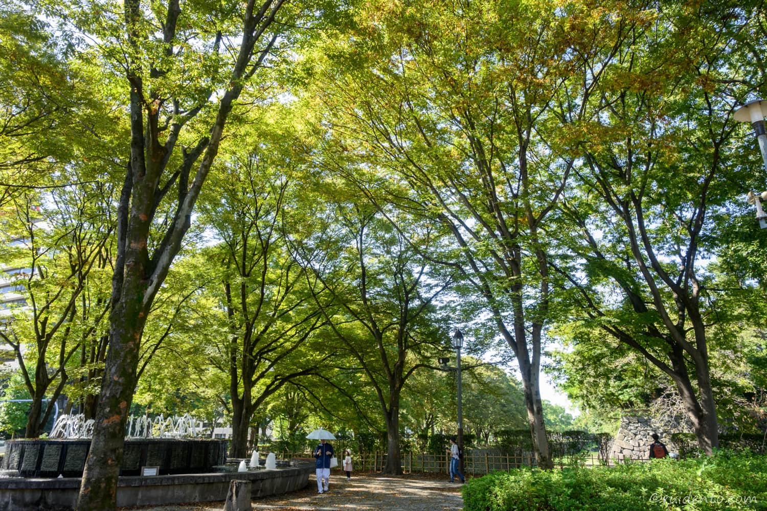 名古屋城駅前噴水