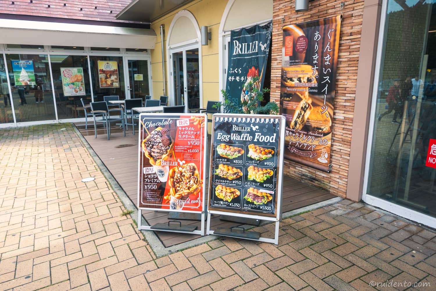 ワンハンドで楽しめるワッフルメニュー