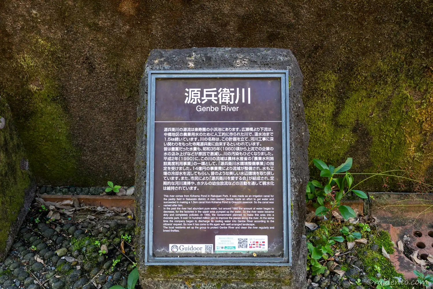 源兵衛川の説明文