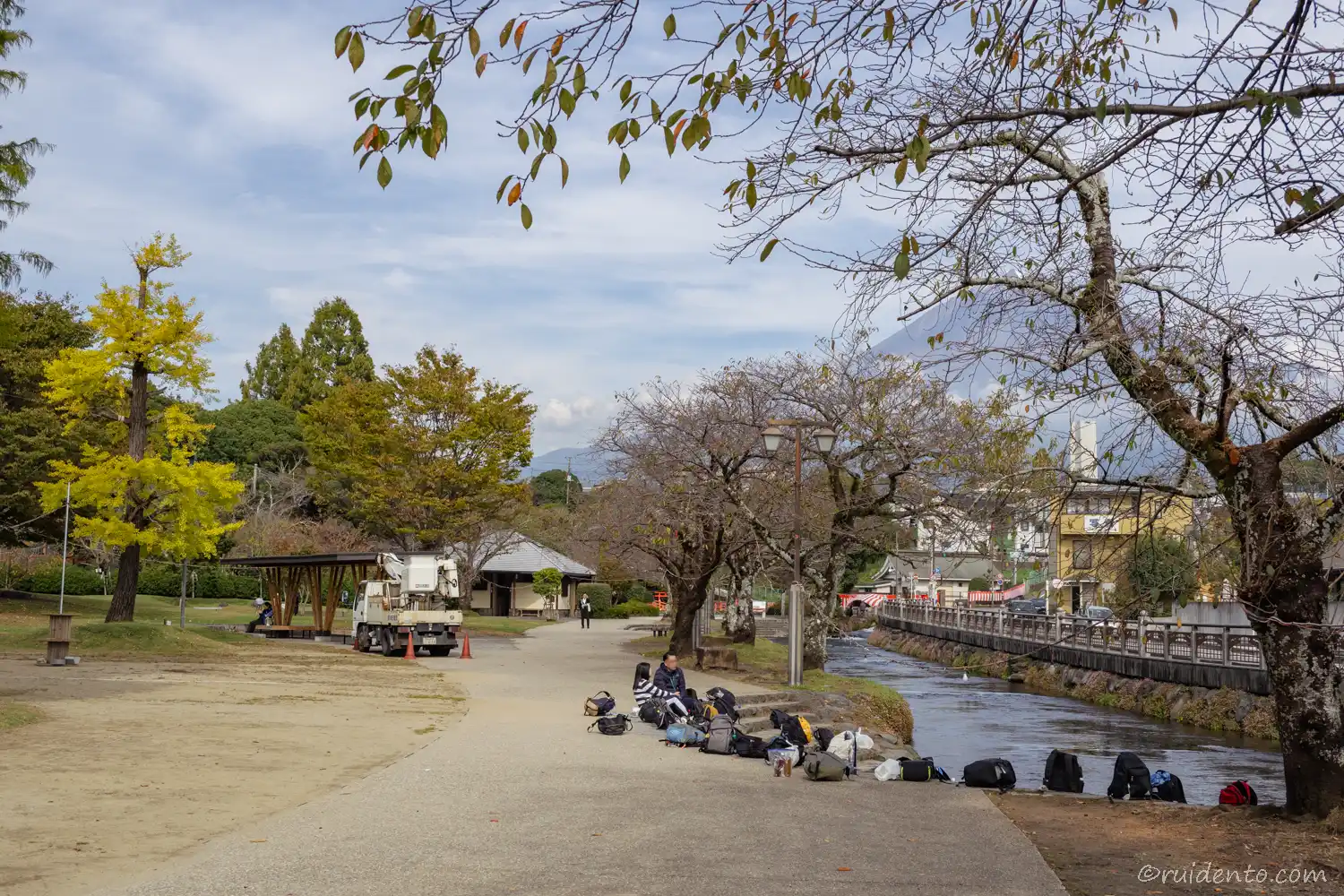 神田川から眺める富士山の絶景