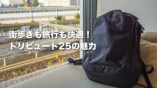 【レビュー】カリマートリビュート25は小旅行に最適!実際に使って感じたメリット・デメリット