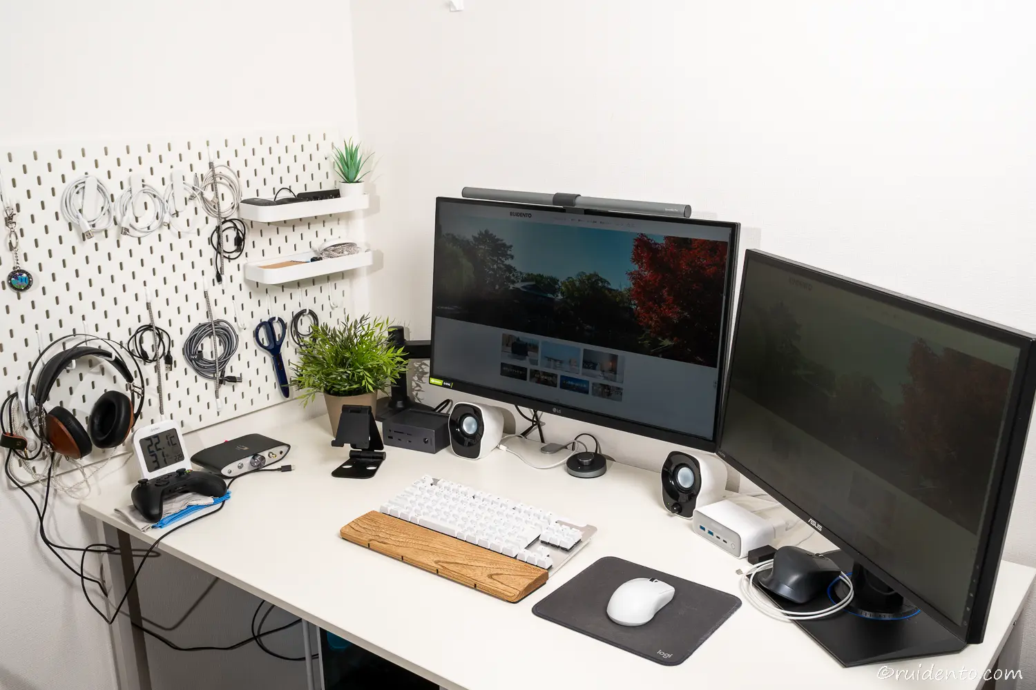 2025年冬のデスク全体像