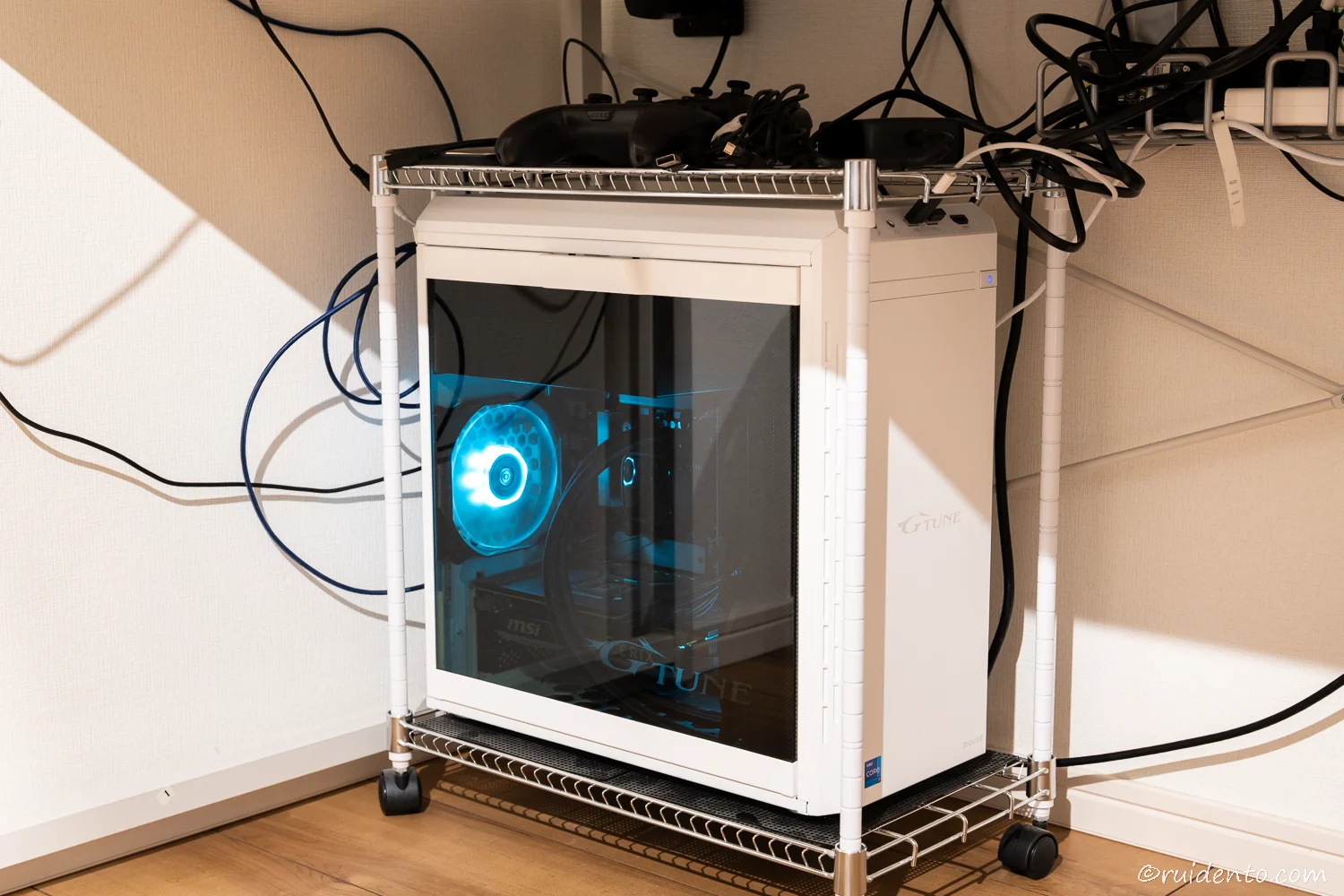 メインPCは変わらずGTUNEを使用