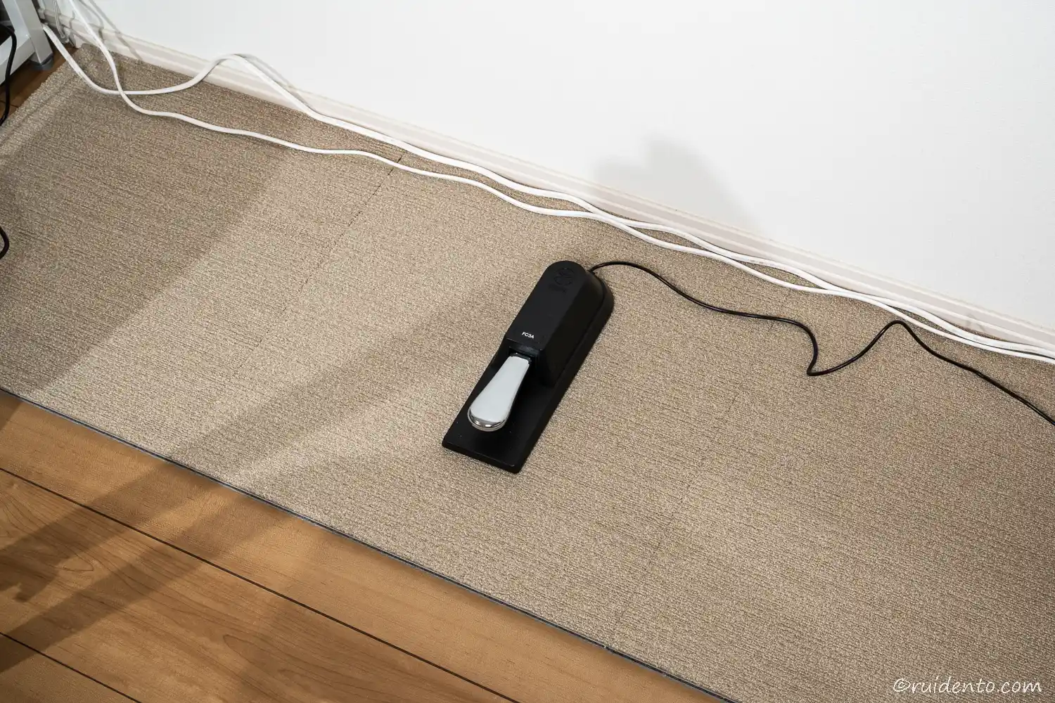 電子ピアノ用の防振マットとして活用