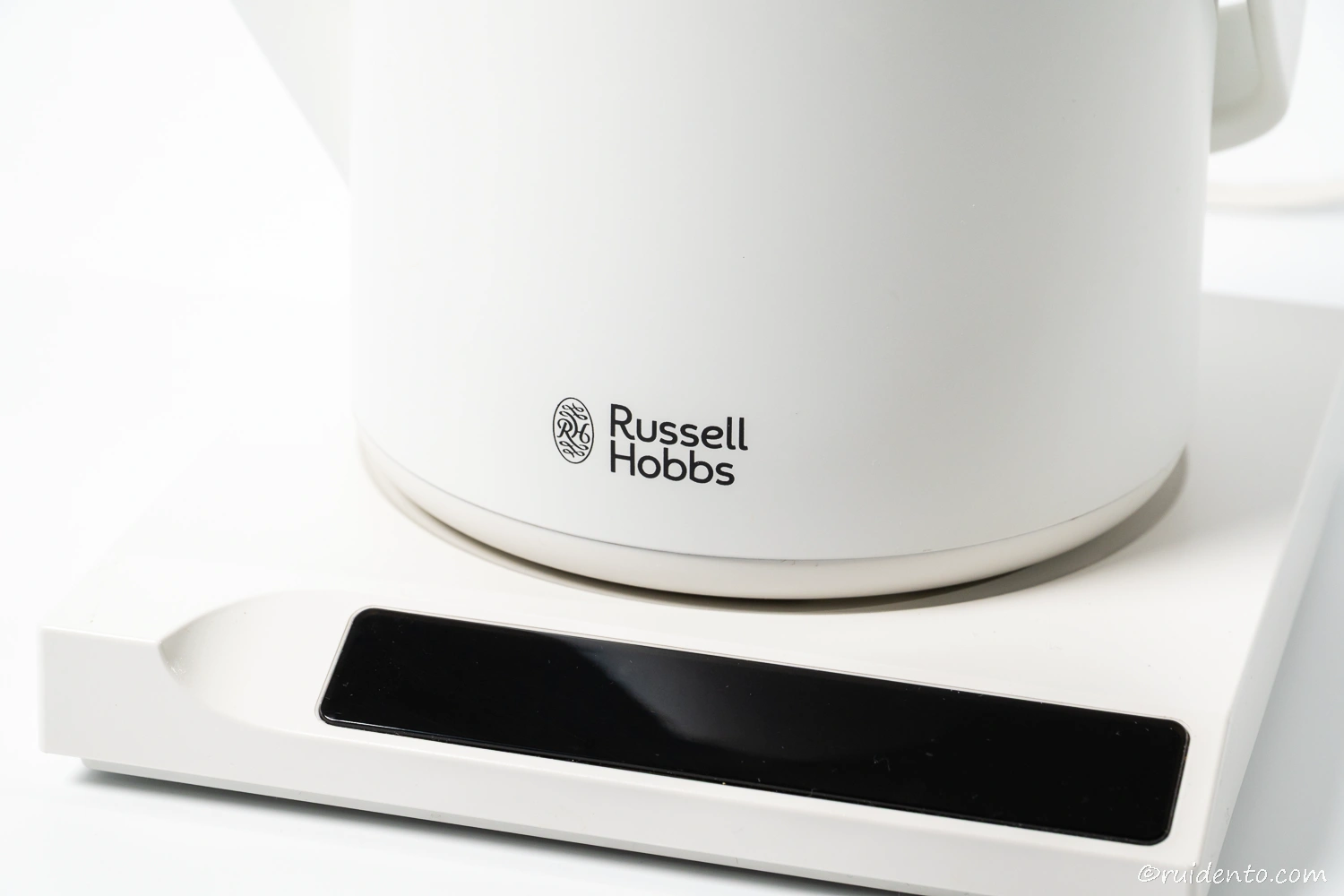 7段階の温度調整ができるタッチパネル