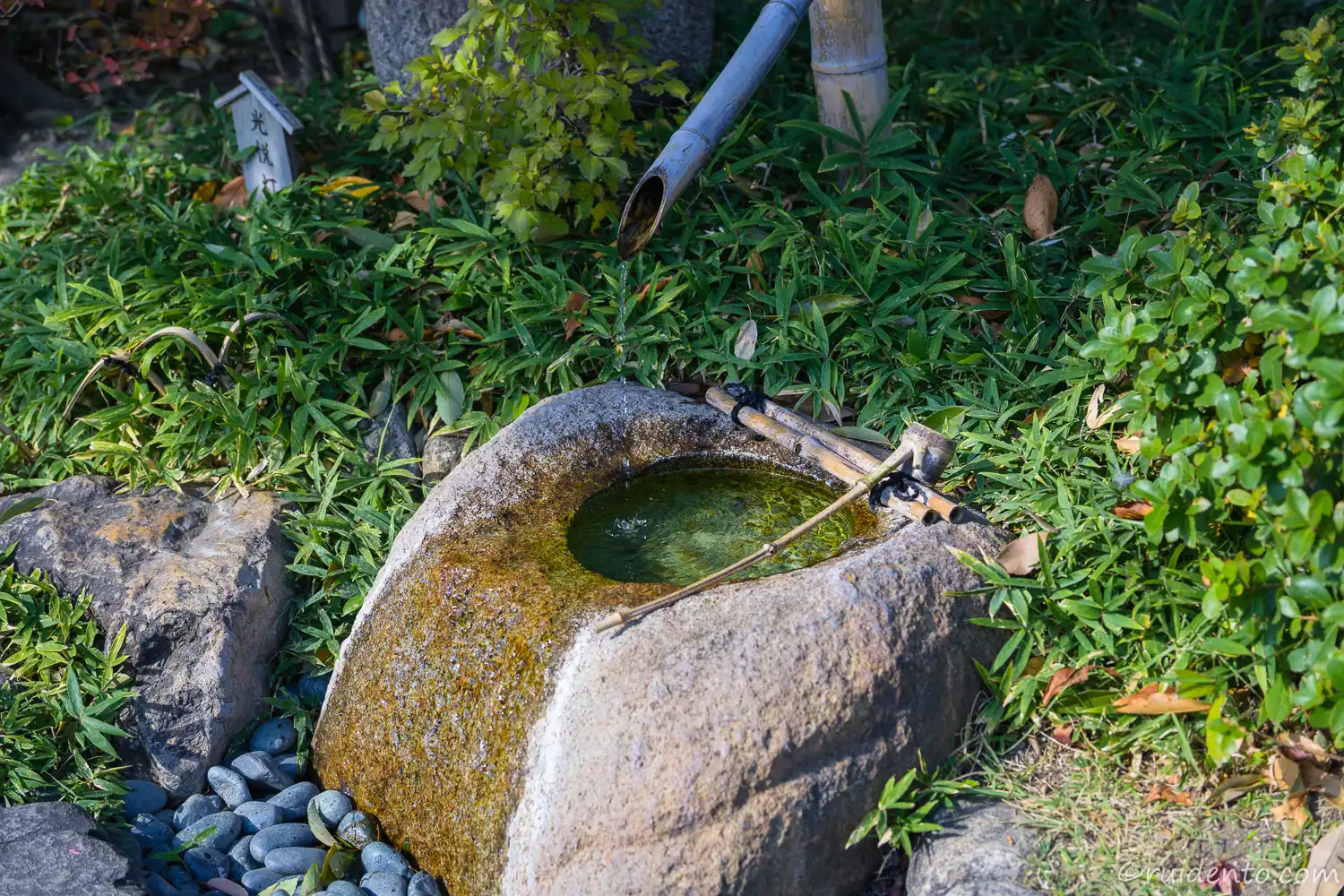 光悦灯籠の鹿威し