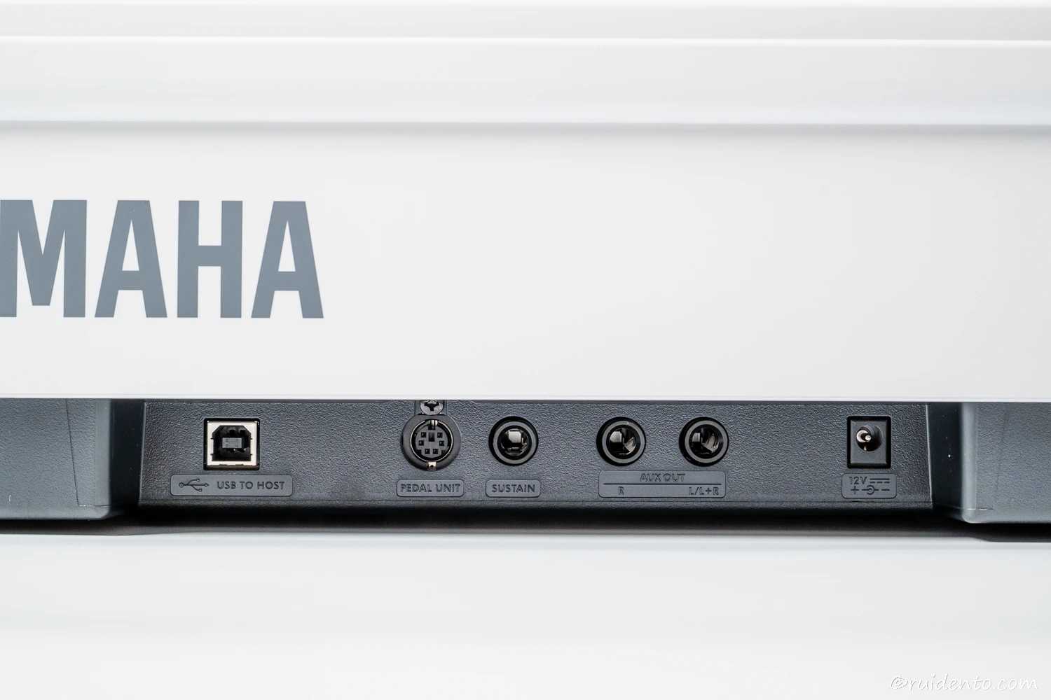 ペダルの接続や電源端子類