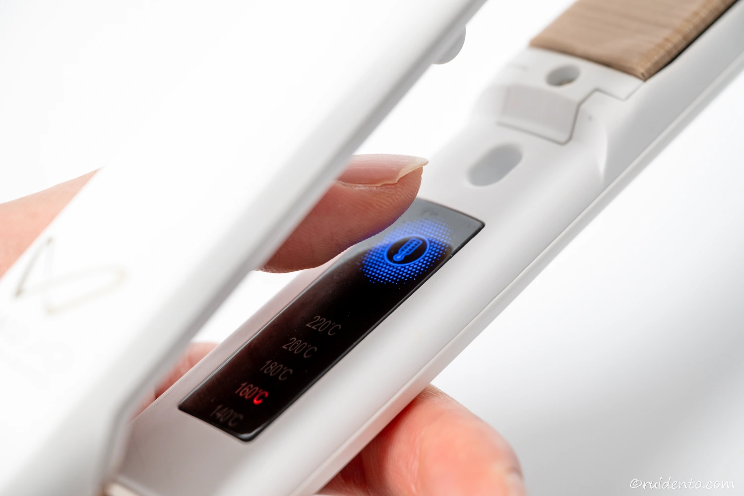 温度変更する様子